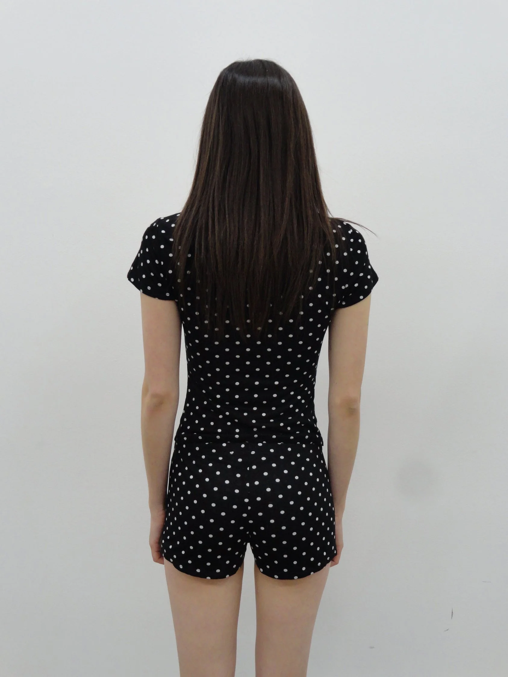 Cleo Hot Shorts in Black Polka Dot - Image 7
