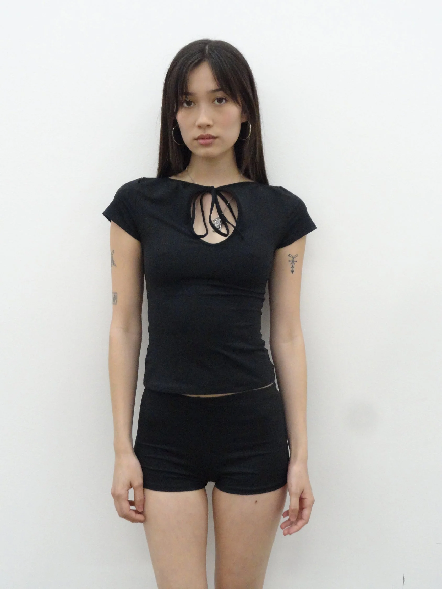 Cleo Keyhole Top in Midnight