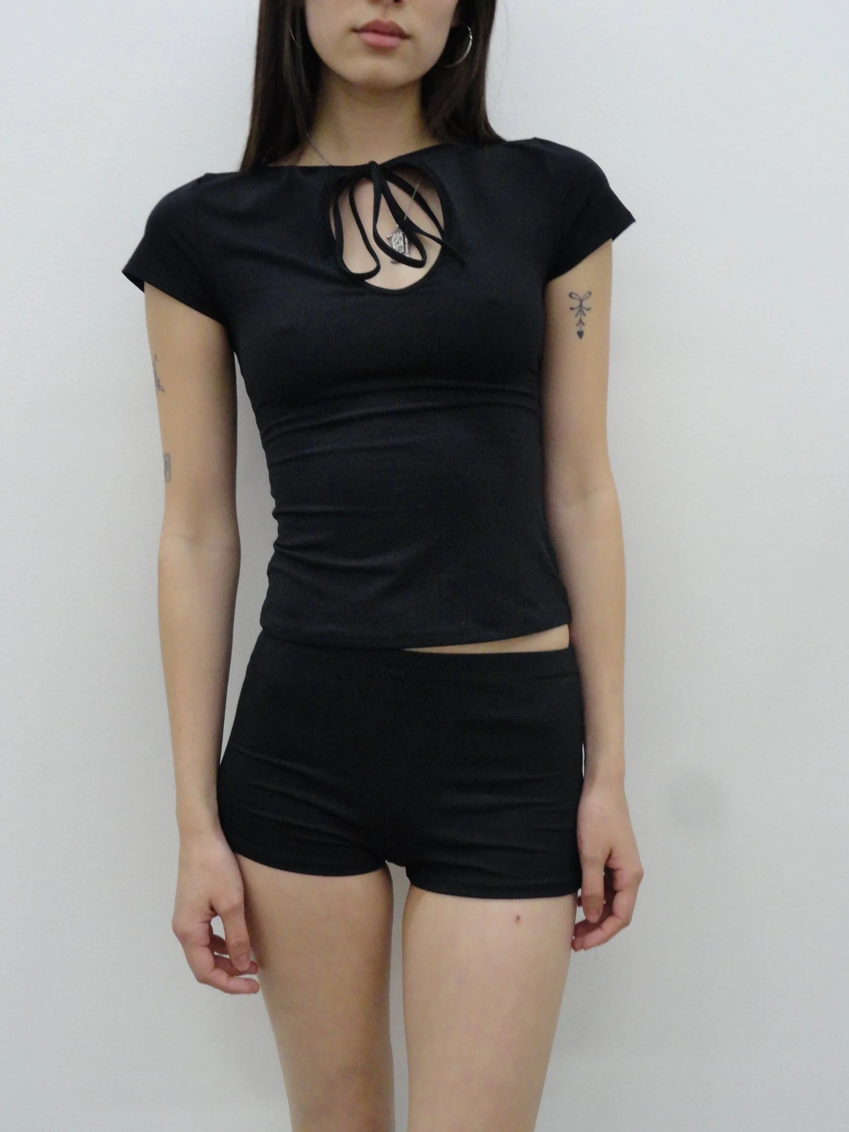 Cleo Keyhole Top in Midnight - Image 3