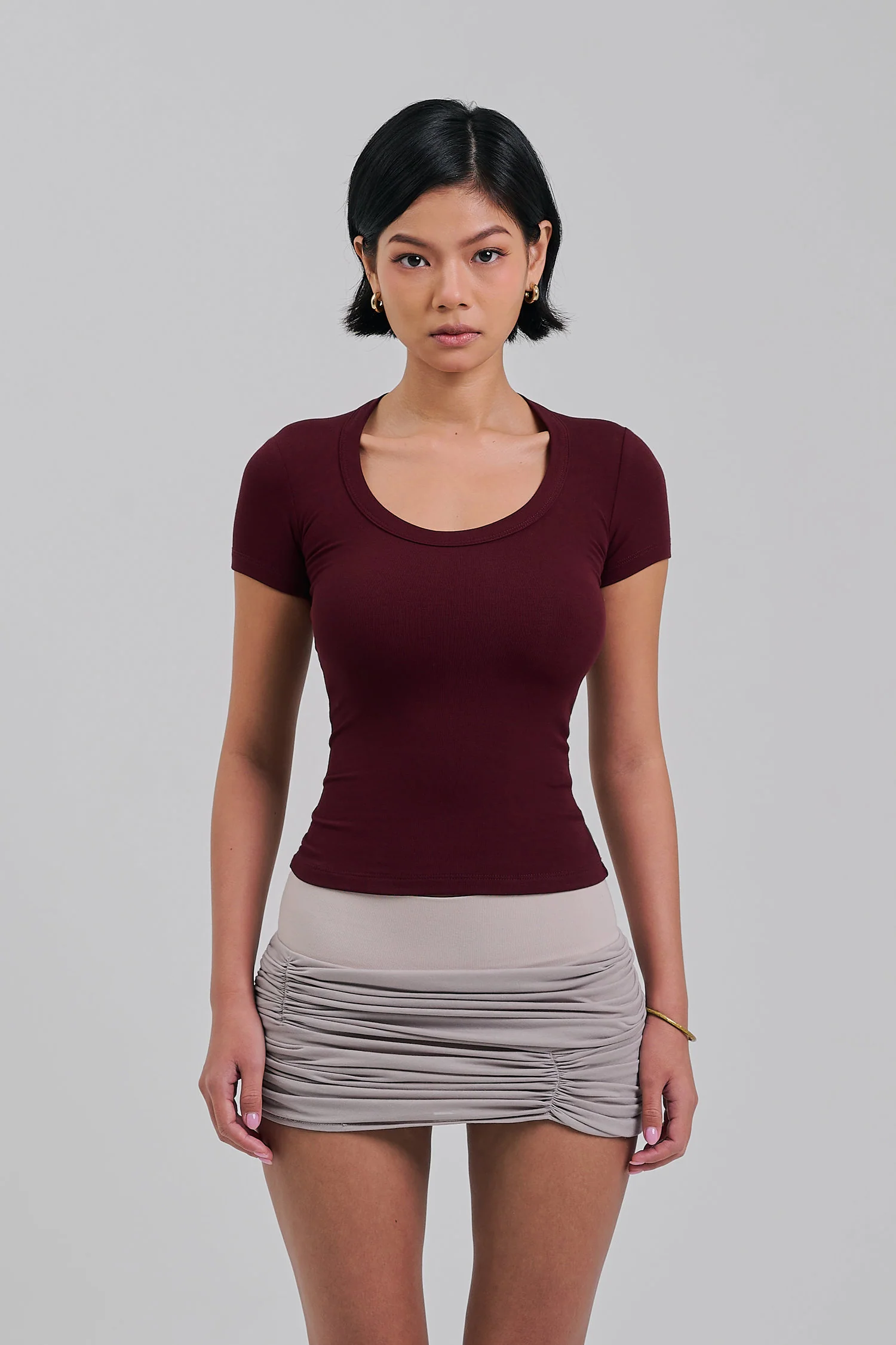 CLOVE TEE MAROON