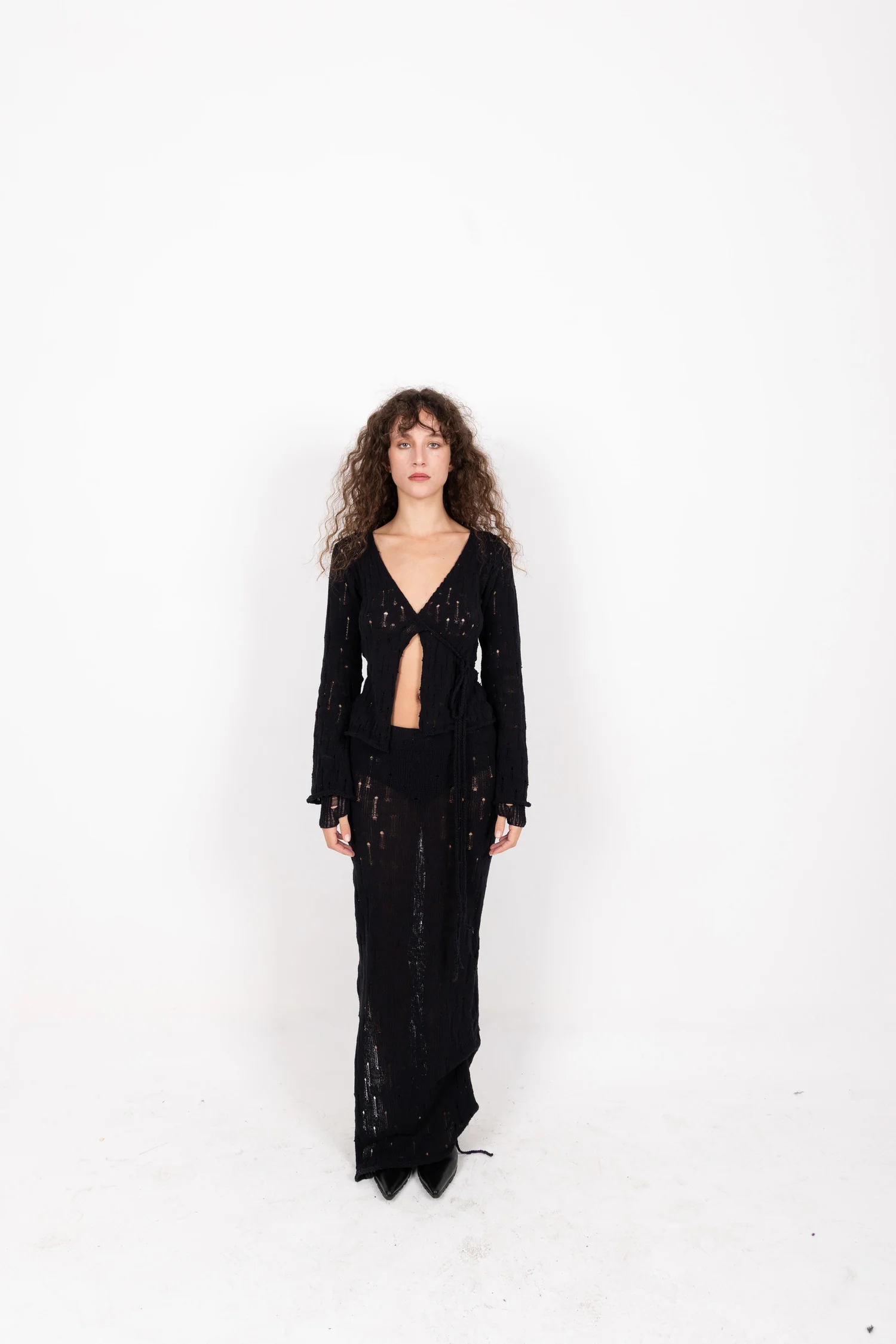 Cruza Long Knit Skirt - Image 5