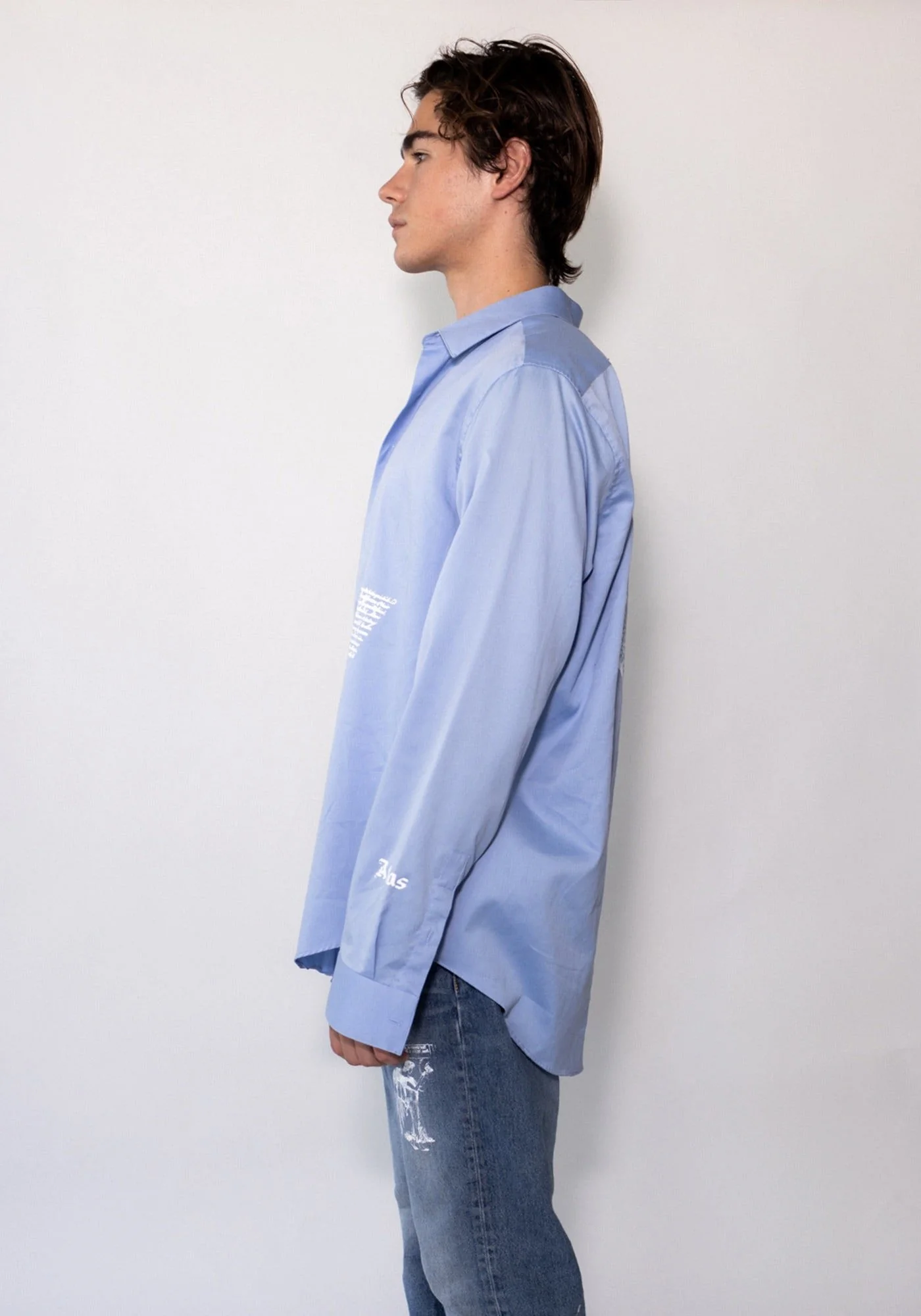 Eugene Blue Button Down - Image 3