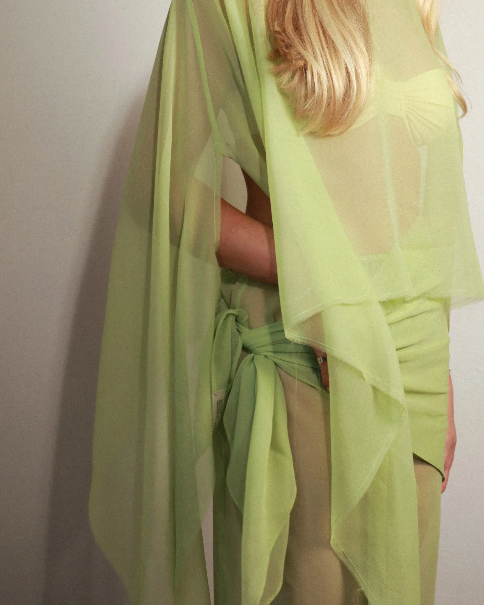 Hadley Poncho in Kiwi - Image 6