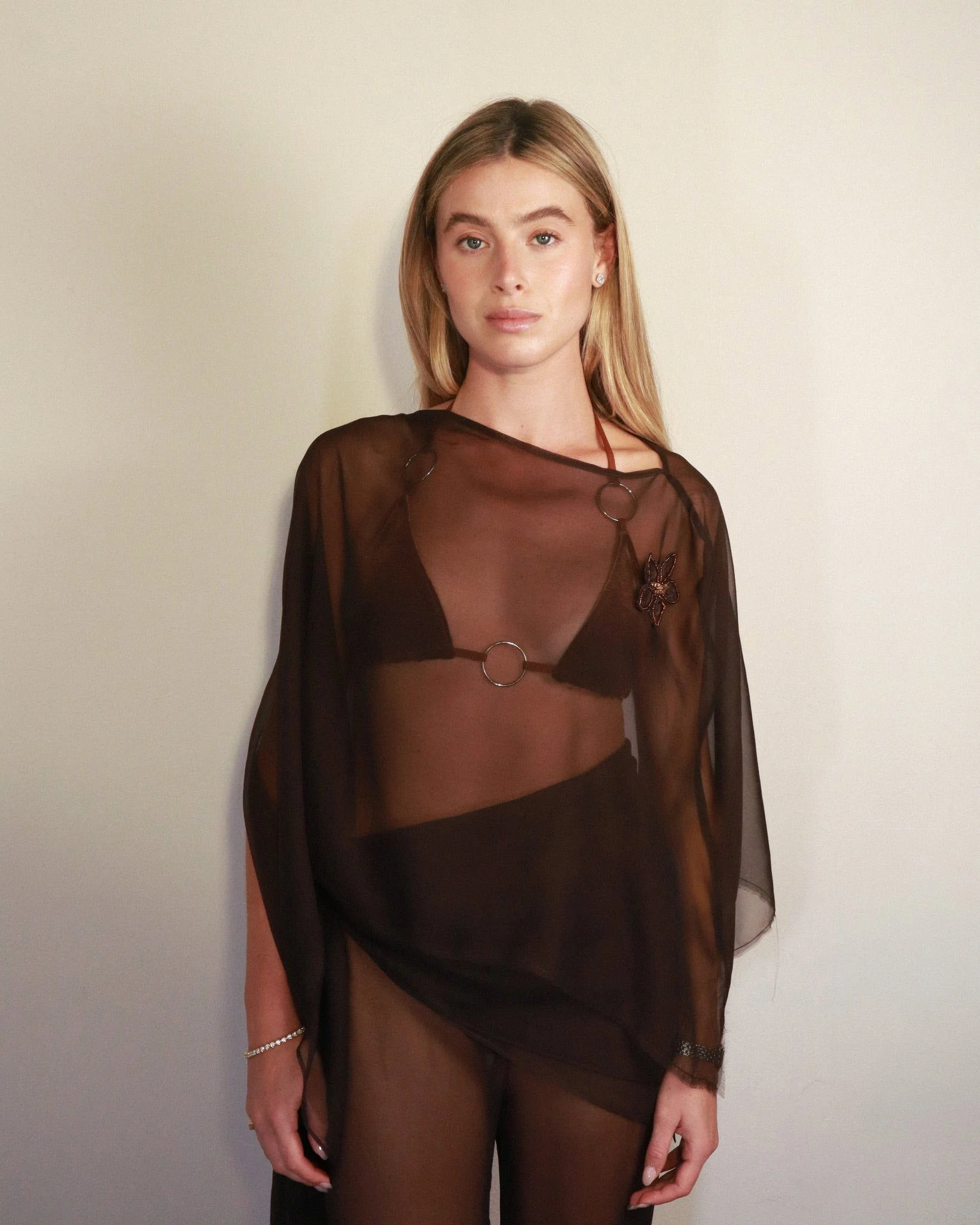 Hadley Poncho in Toasted Coconut - Image 5