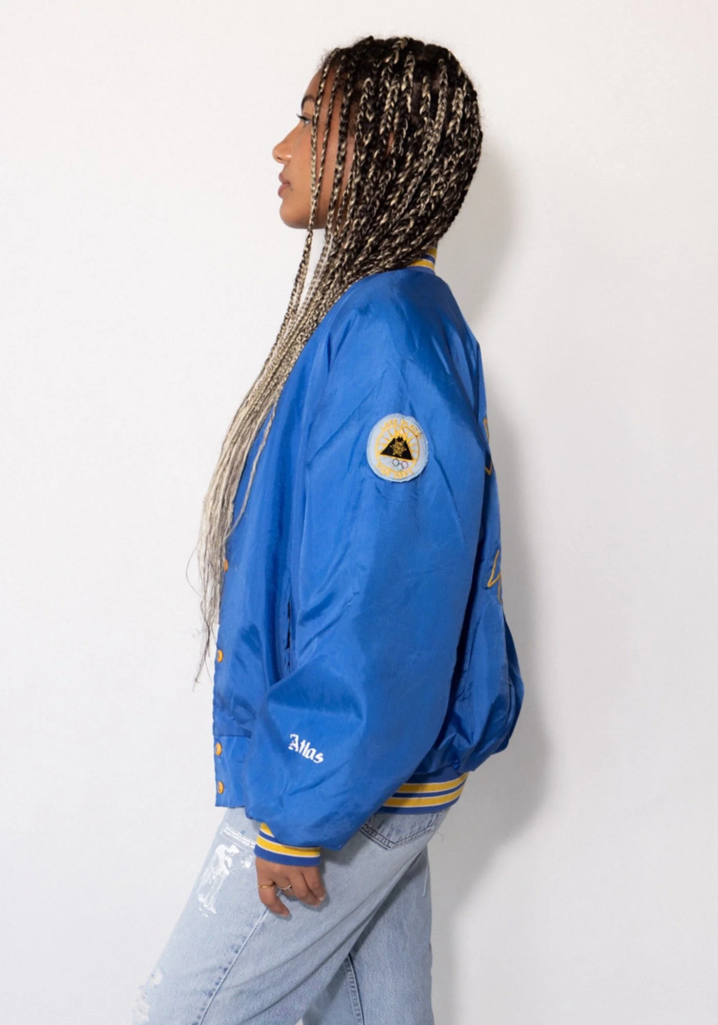 Lake Placid Royal Blue Bomber Jacket - Image 3