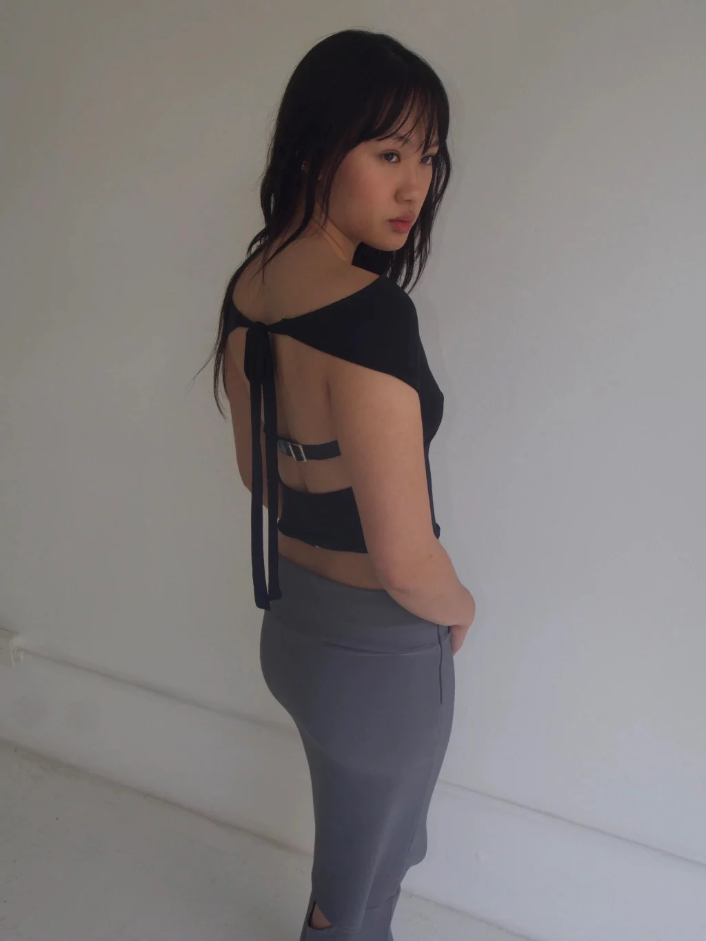 MULTIPLE USES TOP WITH LEATHER BELT - Image 10