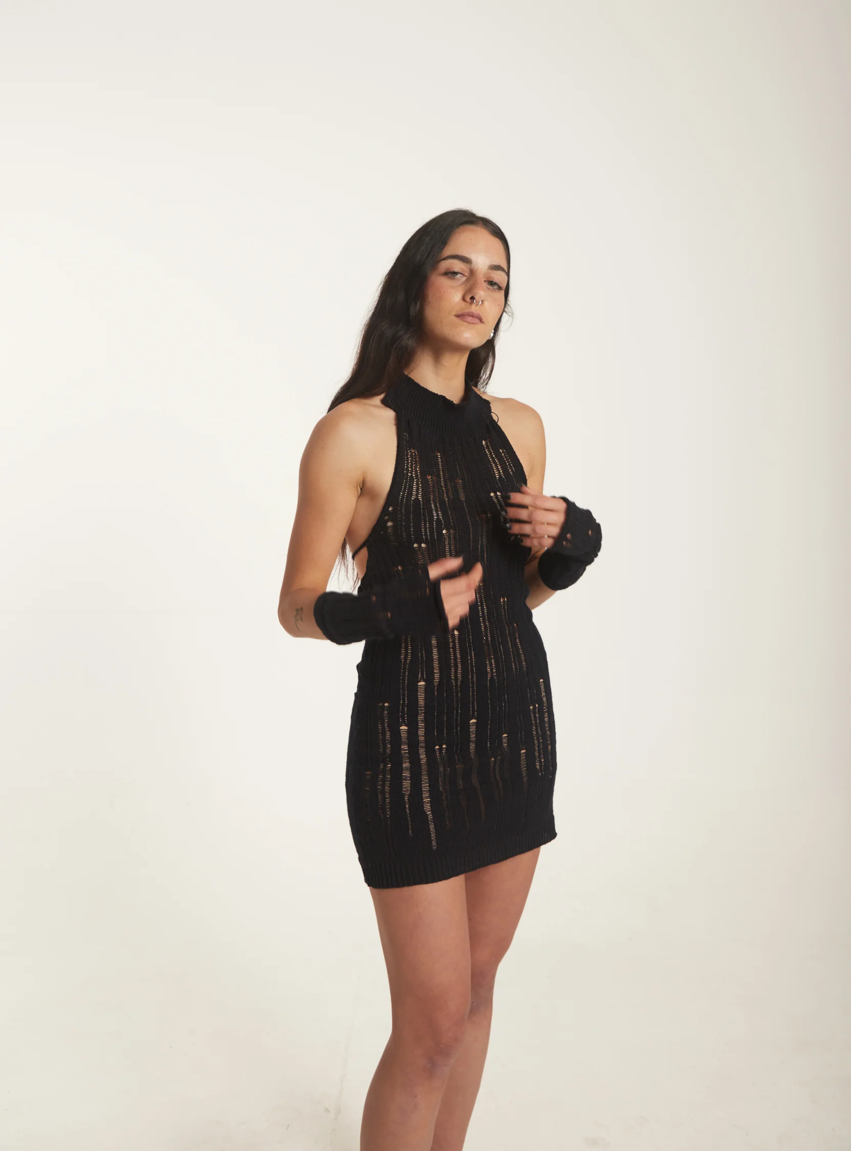 Nipo Short Knit Dress - Image 4