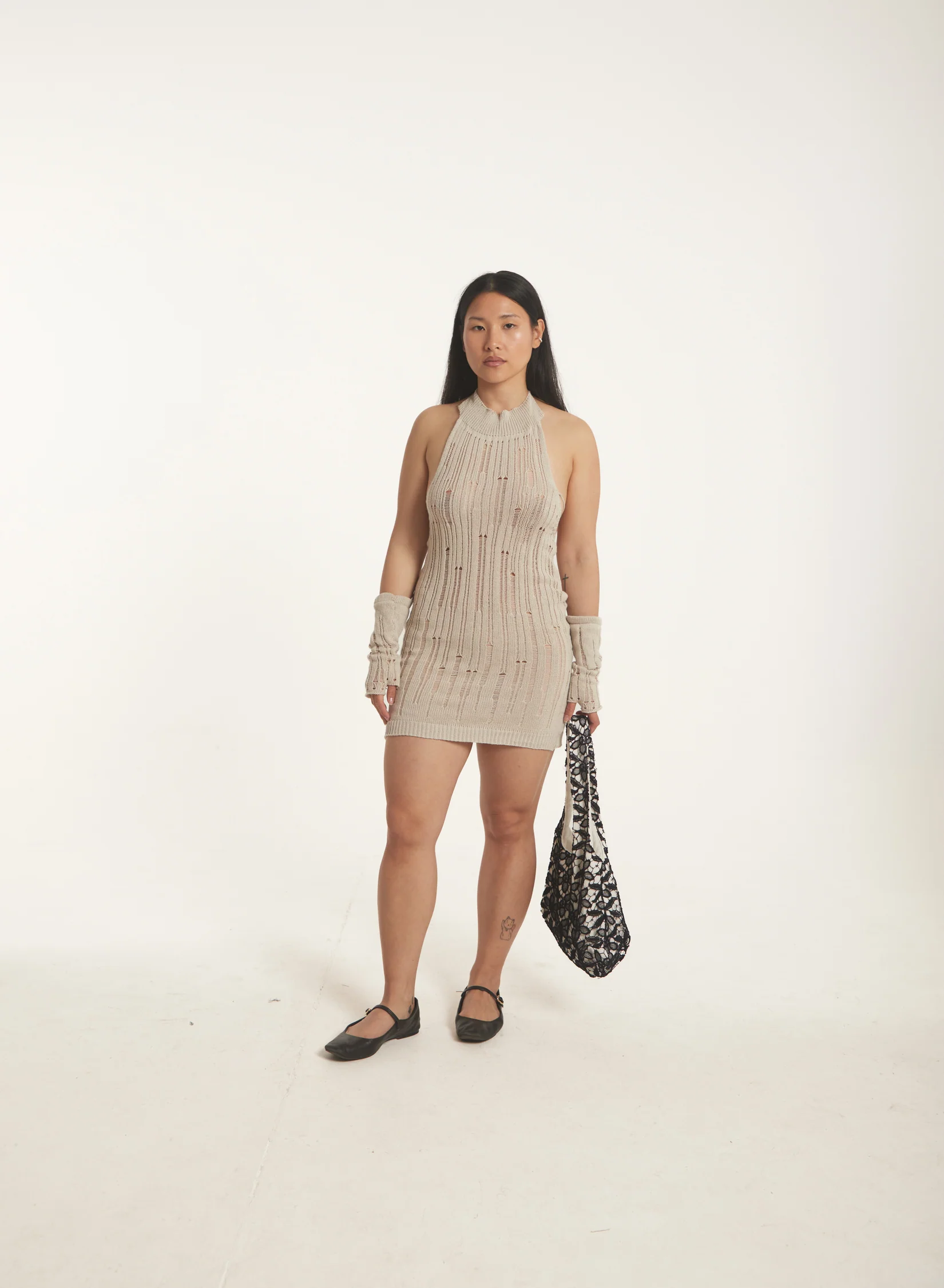 Nipo Short Knit Dress - Image 6