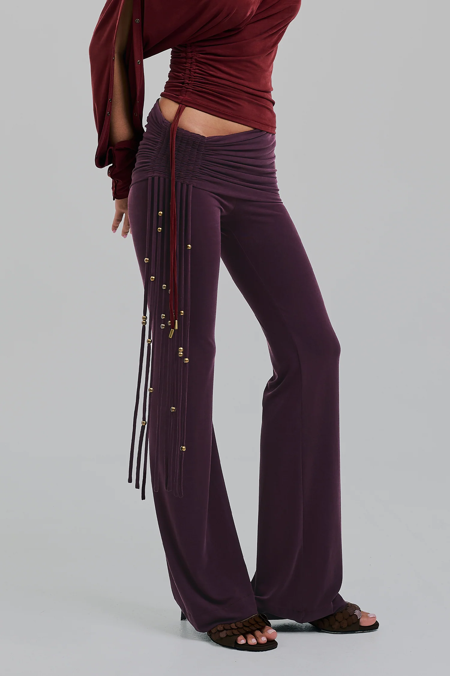 WHIP PANTS WINE