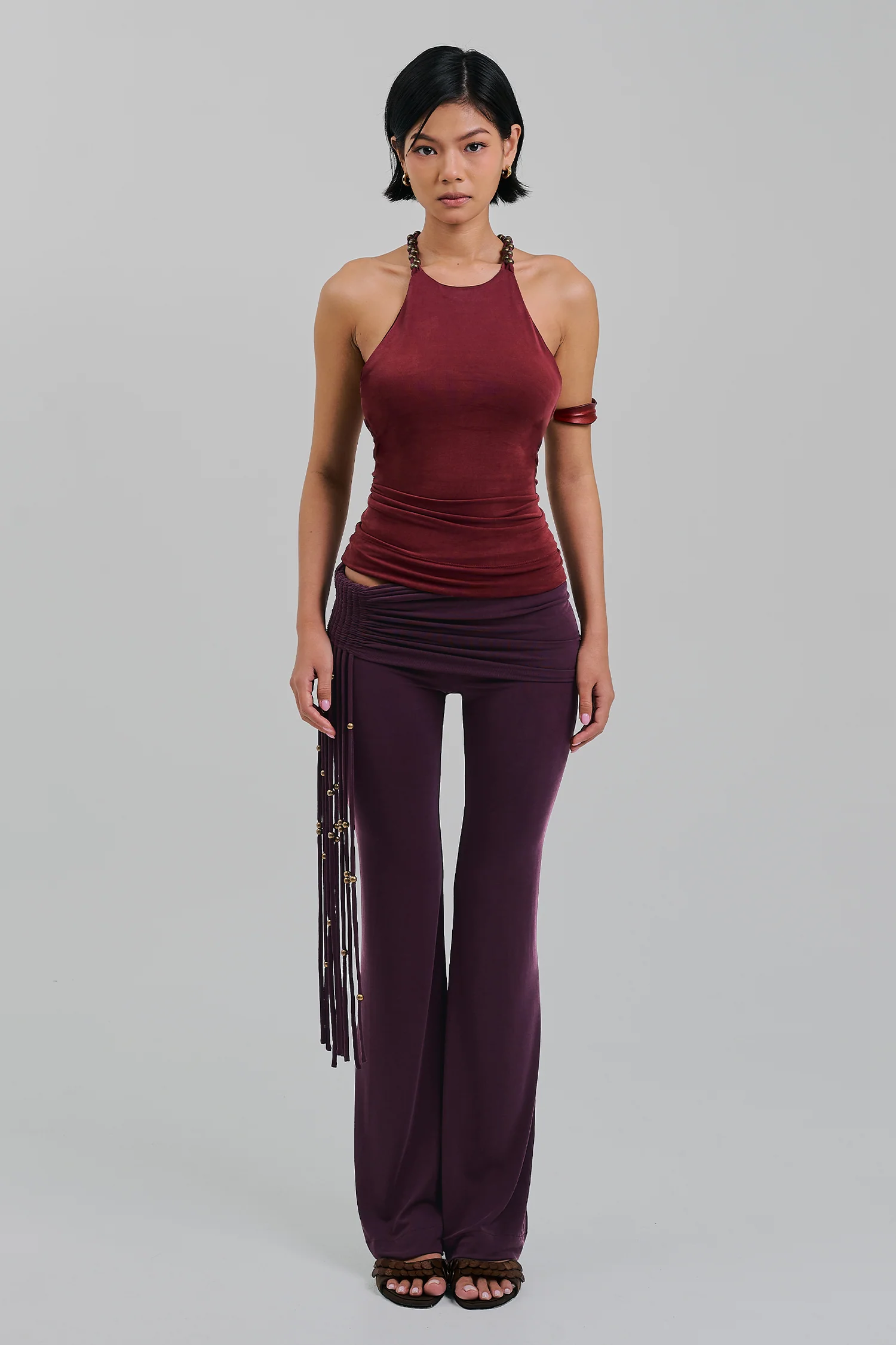 WHIP PANTS WINE - Image 2